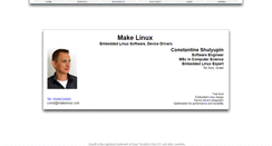 Desktop Screenshot of makelinux.com